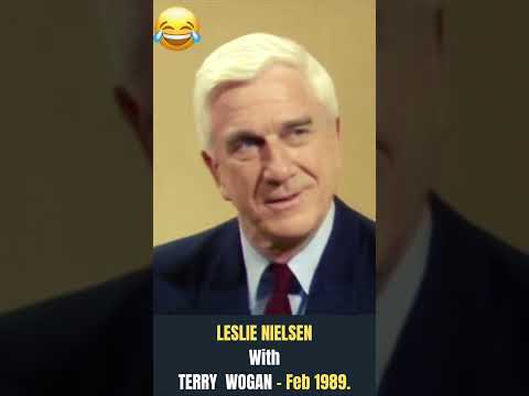 Leslie Nielsen farts during an interview with Terry Wogan