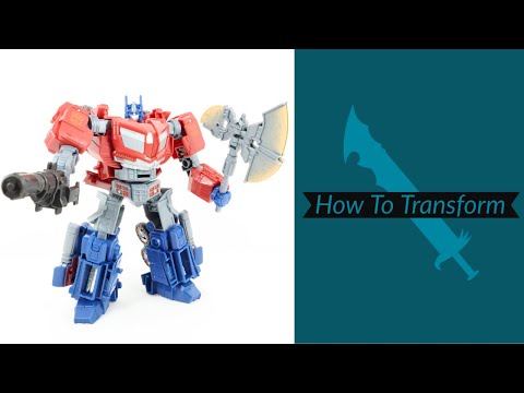 How To Transform: Transformers Studio Series Gamer Edition Optimus Prime