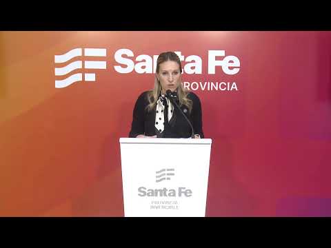Conferencia de prensa en Casa de Gobierno
