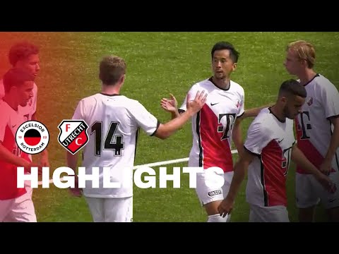 HIGHLIGHTS | Naoki Maeda helpt Jong FC Utrecht aan oefenzege in Rotterdam