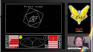 Manual docking to Elite's Space Station (Firebird / 1985) ZX Spectrum