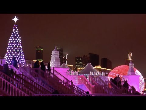 Stunning ice sculptures on display at Ice Moscow Festival