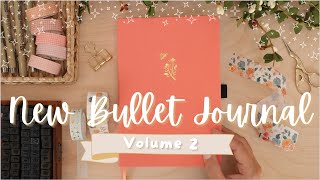 2022 Bullet Journal Vol 2  | New Bullet Journal Setup Feat. The Washi Tape Shop | Mid Year Bujo