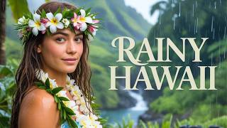 Download lagu 90 Min Peaceful Hawaii | Tropical Rain, Ukulele & Slack Key Guitar Music for Stress & Overthinking mp3