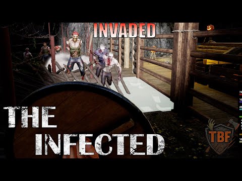 TOO MANY ENEMIES! Day 10 - The Infected - S06E10 Cave Build season!