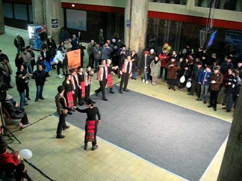 Ziua Unirii, sarbatorita de MASCA la metrou UNIRII 1 [24 ianuarie 2010]