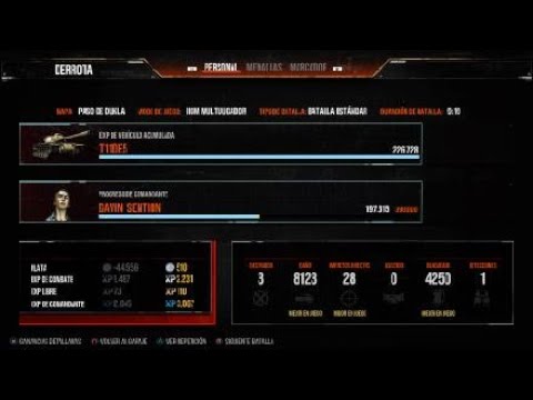 T110E5 in Paso de Dukla:8,1K Damage: Wot console - World of Tanks Console