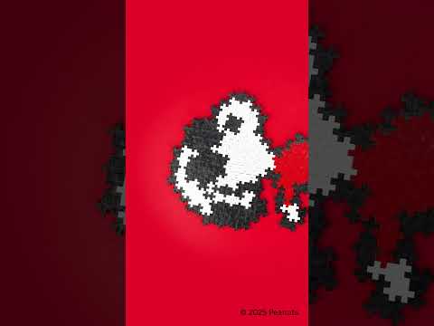 PLUS PLUS PEANUTS PUZZLE BY #