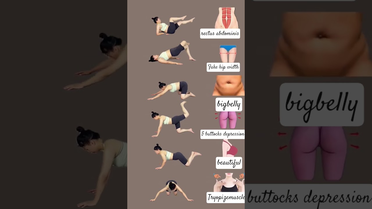 Restore your youthful figure athome after childbirth #Normalbirth #C-section You can do this at home