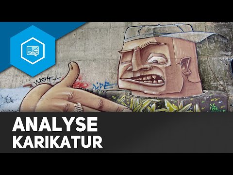 Karikaturen auf Englisch analysieren