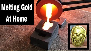 Melting Gold - Smelting Gold At Home