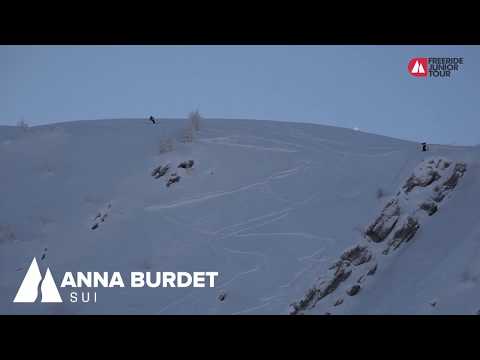 Winning Run 2020 Verbier Freeride Week Juniors by Dynastar 2* SKI WOMEN U-18 - Anna Burdet (SUI)