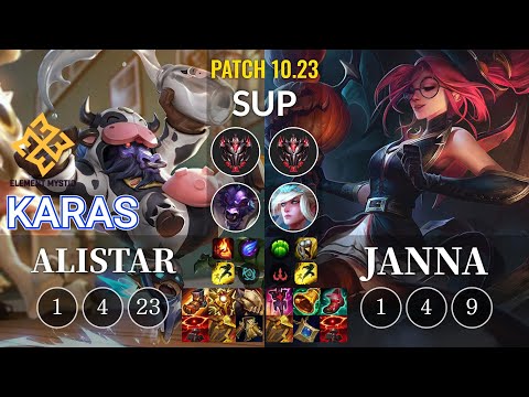 EM Karas Alistar vs Janna Sup - KR Patch 10.23