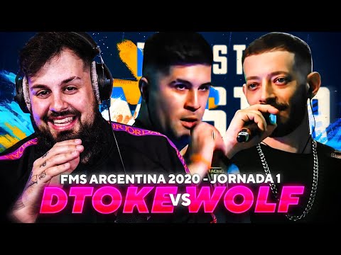 CASI LE PARTE LA BOCA | REACCIÓN A DTOKE vs WOLF FMS Argentina 2020 J1