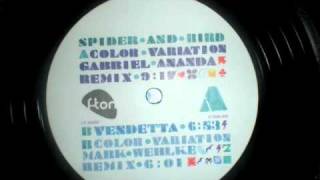 spider & bird - color variations (mark wehlke rmx)
