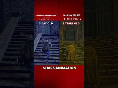 Elden Ring Nightreign vs Elden Ring | Stairs Animation Comparison