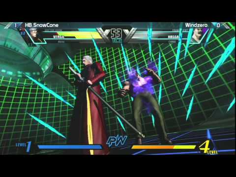 UMVC3: Windzero vs HB SnowCone - Losers Finals - Button Smashing Night 1