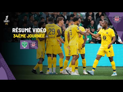 #ASSETFC Le résumé vidéo de Saint-Etienne / TéFéCé, 34ème journée de Ligue 1 McDonald's