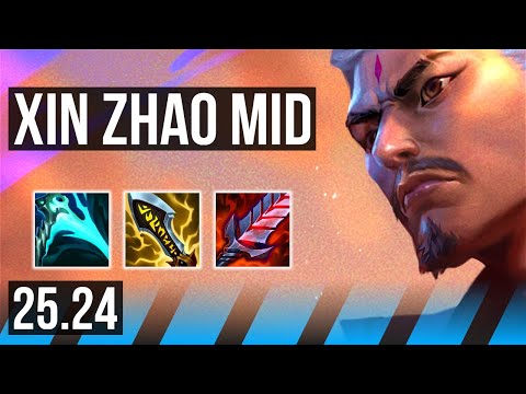 XIN ZHAO vs YASUO (MID) | 50K damage, 5k gold comeback | EUW Master | 25.24