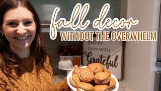 SIMPLE CLUTTER FREE FALL DECORATE WITH ME // Get In the Fall Spirit + Early Fall Baking & 2024 Fall