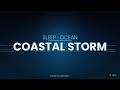 Coastal Storm | 8 Hours Sleep Sounds | Dark Screen
