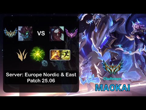 Maokai Jungle vs Kayn - EUNE Challenger - Patch 25.06