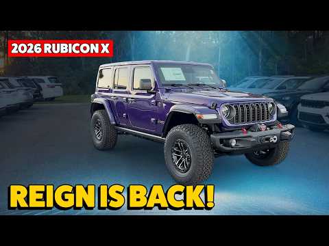 Reign Returns! 2026 Jeep Wrangler Rubicon X is the Ultimate Off-Road Vehicle!