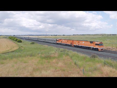 2TA8 JBRE "Great Southern" Luxury Passenger Train (7/12/2022) - PoathTV Australian Railways