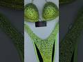 Lime Green Figure Competition Suit FM173-7