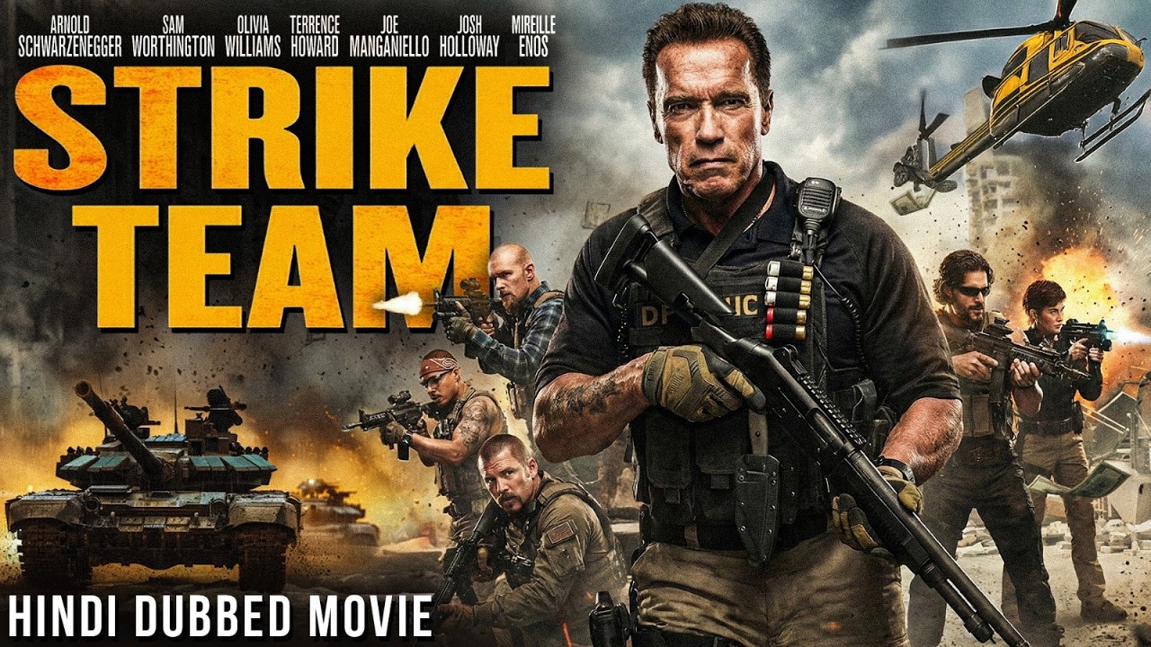 Arnold Schwarzenegger In STRIKE TEAM - Hollywood Movie | Blockbuster Action Full Movie Hindi Dubbed