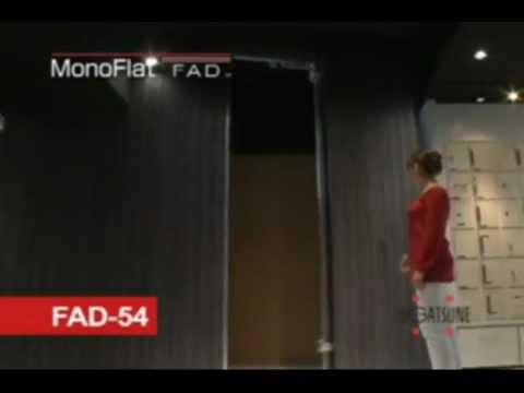 Sugatsune. MonoFlat FAD-54. Sistema oculto de apertura lateral para puertas (35kg)