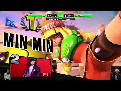 WeeklyVac 71 - SSBU - Pinky (Joker, Wolf) vs LordLewis (Min Min)