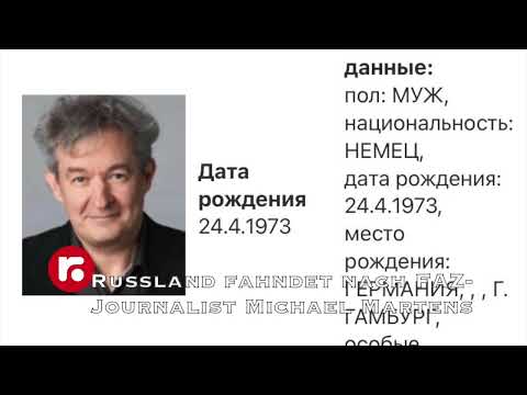 Russland fahndet nach FAZ-Journalist Michael Martens