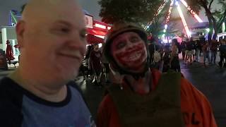 First night of Fright Fest at Six Flags over Texas 2018