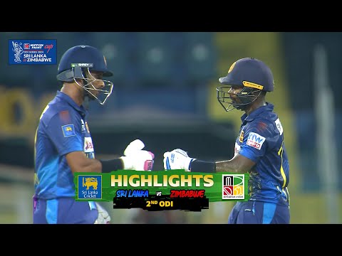 2nd ODI | Sri Lanka vs Zimbabwe | Highlights | 8 January 2024