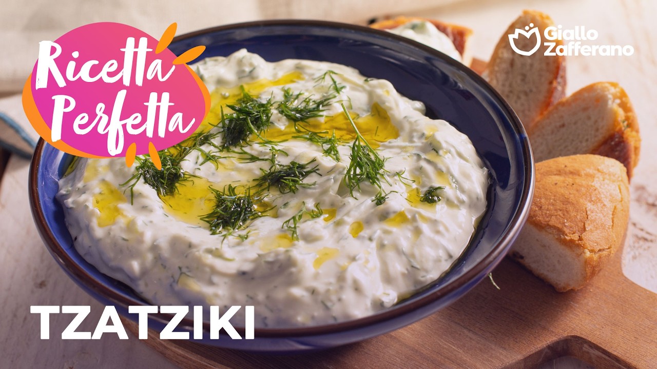 TZATZIKI🥒🤍🌿 RICETTA PERFETTA SUPER CREMOSA!