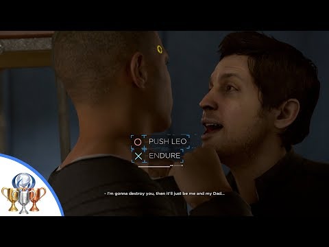 Detroit Become Human - Both Endings in Broken - Defend Yourself & Self-Control (Push or Endure Leo)