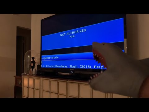 SB Movie: Shark Puppet rages at the TV!