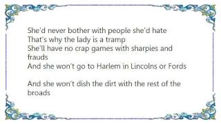 Frank Sinatra - The Lady Is a Tramp Lyrics