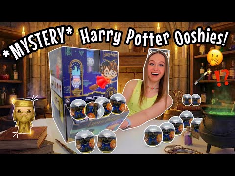UNBOXING THE *VIRAL* HARRY POTTER MYSTERY OOSHIES CAPSULES!!😱⚡️⁉️ (RARE GLITTER DUMBLEDORE HUNT!🫢🤞🏻)