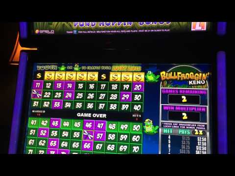 Bull Froggin' Keno Slot Machine Bonus - Bug Snackin' Bonus