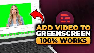 How To Add a Video To Greenscreen in Descript (FAST & EASY) | 100% WORKS | NO Yapping, To The Point!
