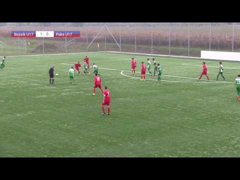 20161029 Bozsik AkadémiaU17 - Paksi FCU17 összefoglaló