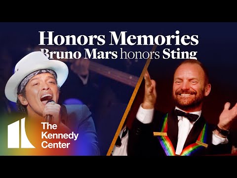 Honors Memories: Bruno Mars honors Sting | 2014 Kennedy Center Honors