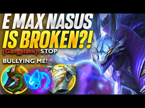 E- Max Nasus is OP?! Rank 1 Nasus Destroys GP top. | Carnarius | League of Legends