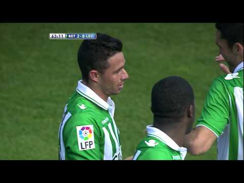 Gol de Rubén Castro (2-0) en el Real Betis - Levante UD - HD