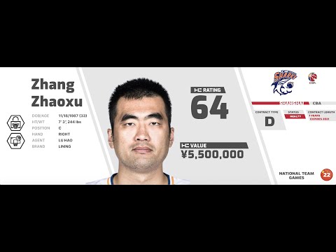 张兆旭 | MAX ZHANG Player Preview 2020