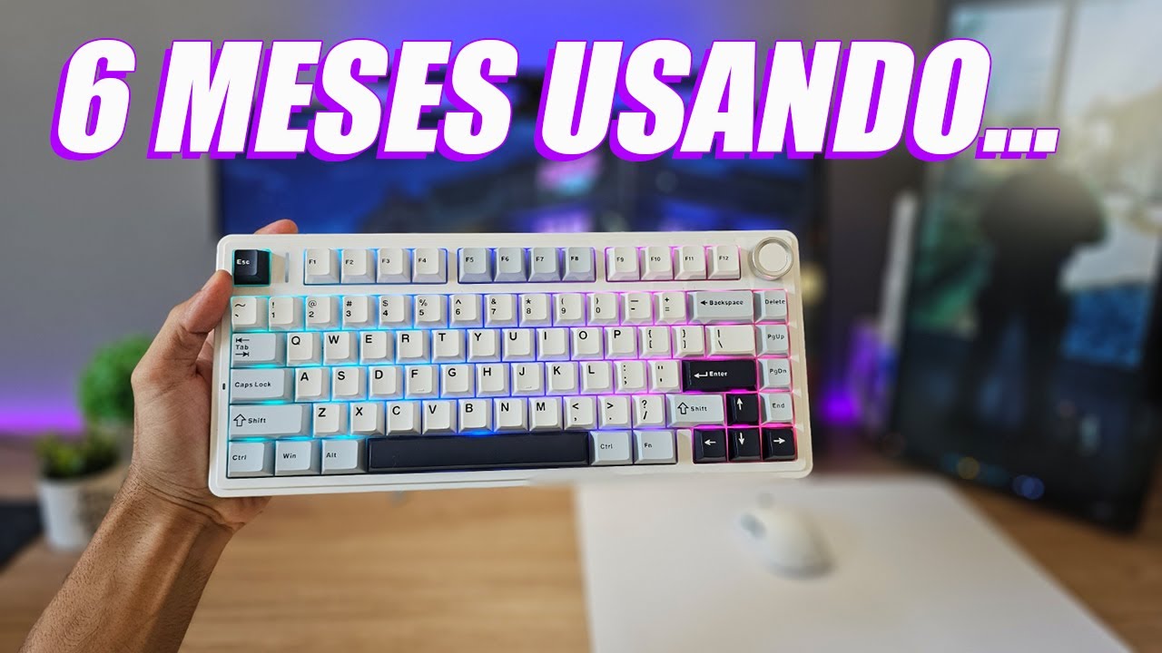 DEU PROBLEMA? Tirando dúvidas sobre TECLADO AULA F75 depois de 6 meses de uso.