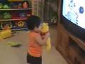 Jayram Enjoying His Baby Einstein DVD