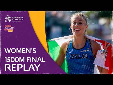 Women’s 1500m Final Replay - European U23 Championships Tallinn 2021